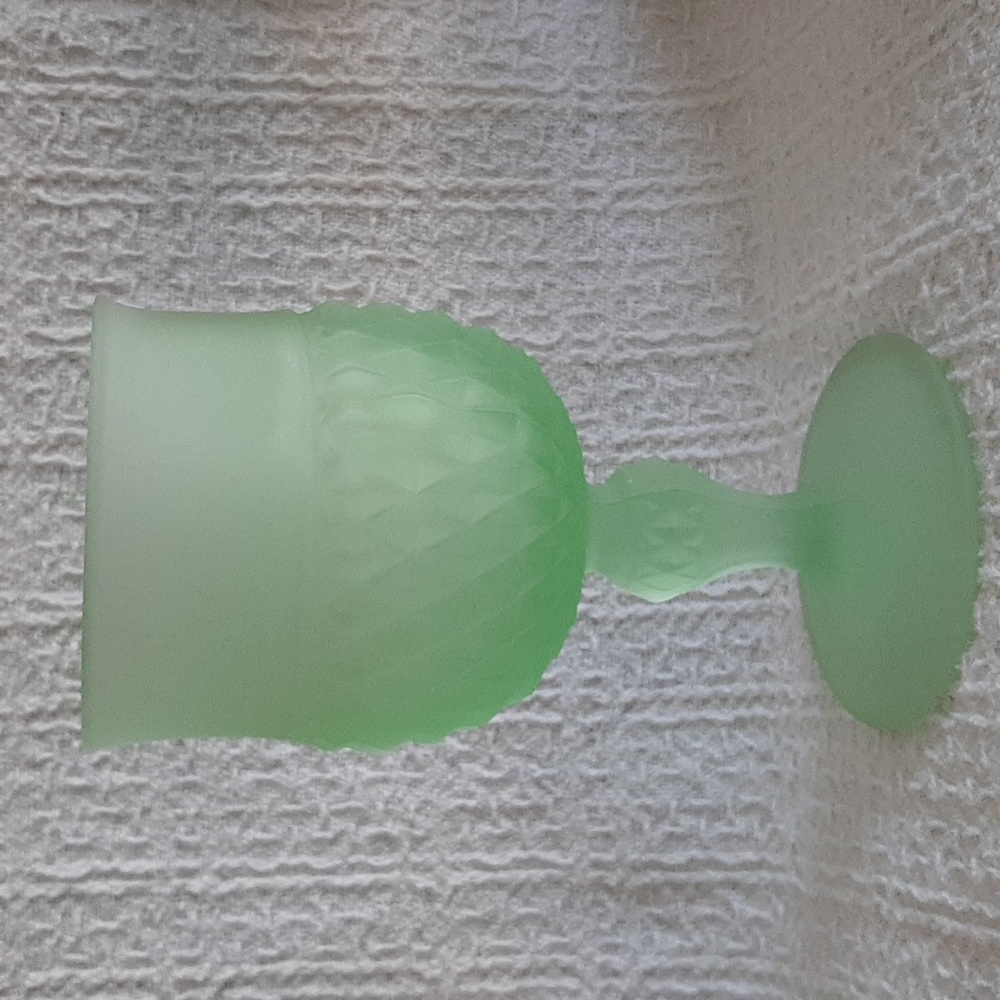 Indiana Glass Co Diamond Point Compote
